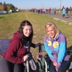 Tofield students bring a “Toonie for Terry” during Terry Fox Run