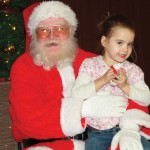 Santa visits Friends of Tofield Christmas Market