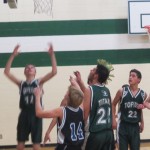 Thrilling junior high basketball season opener for Tofield Titans