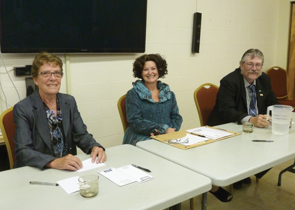 BerniePerrot, Lesli-Solomon, Larry-Tiedemann all vying for election to Tofield Town Council. Election is this Tuesday.