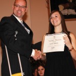 Tofield School Awards Night 21015 – Justine Telawsky receives Governor-General’s Award