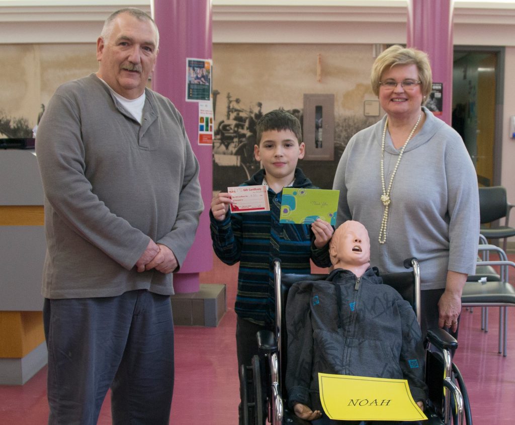 Tofield Hospital’s ‘giveback program’ gets Noah