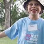 Tofield family walks for Williams Syndrome