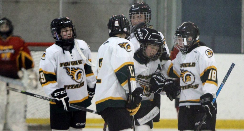 Tofield Tier 2 Peewees skate to two ties