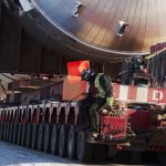 The third oversize load to travel through town this Thursday