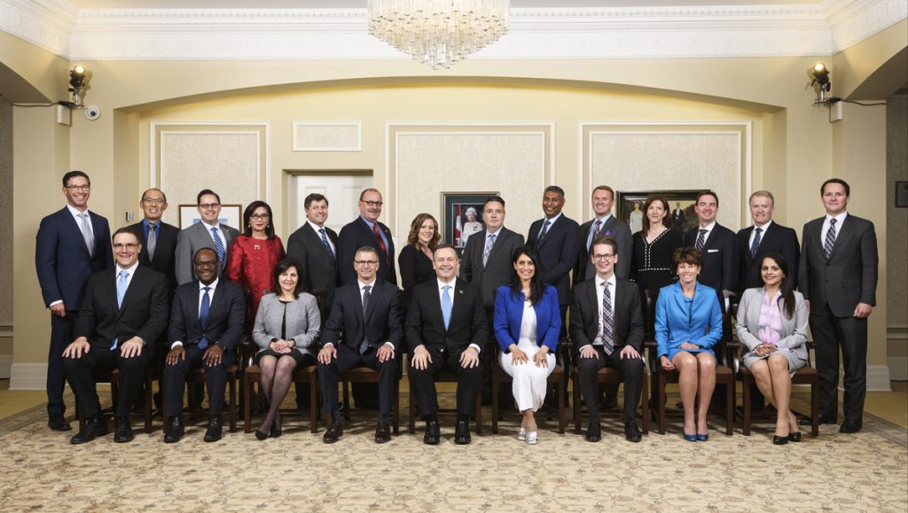 Alberta’s 18th Premier and his cabinet sworn in