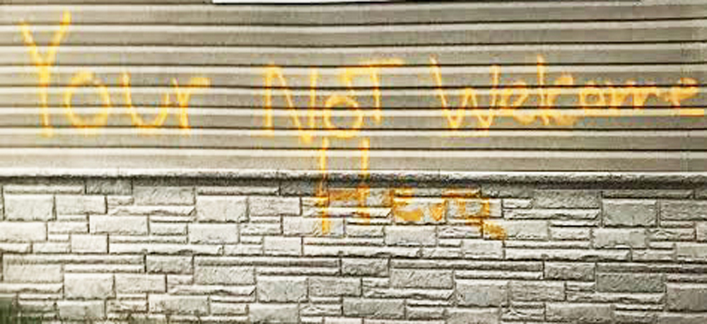 Holden graffiti upset residents