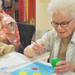 Sunshine Villa encourages creativity through art projects