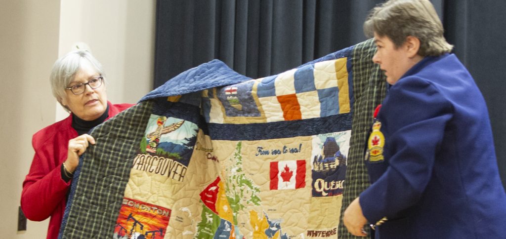 Quilts of Valour honours veterans