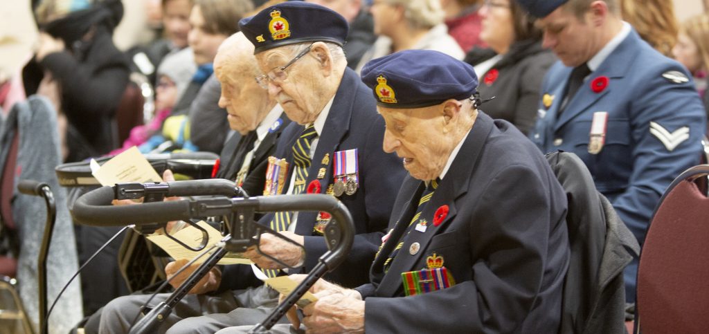 Remembrance Day in Tofield