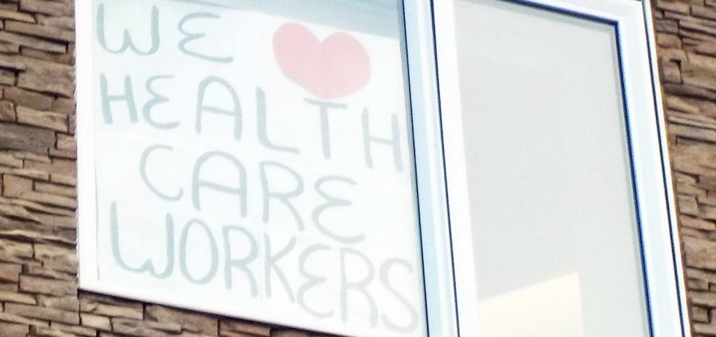 Sunshine Villa residents show appreciation and gratitude for frontline and healthcare workers