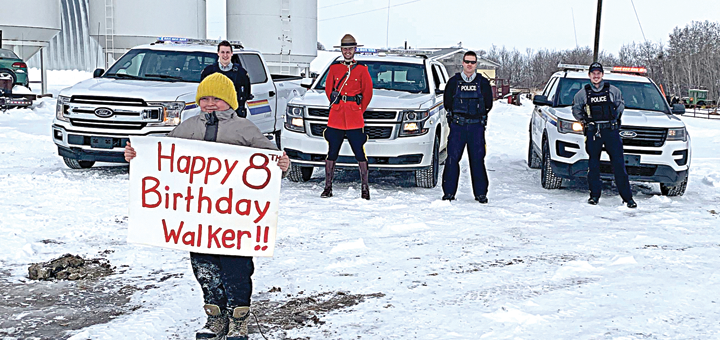 RCMP making birthdays extra special for kids on lockdown