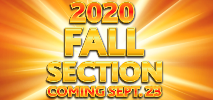 2020 Fall Section coming September 23!