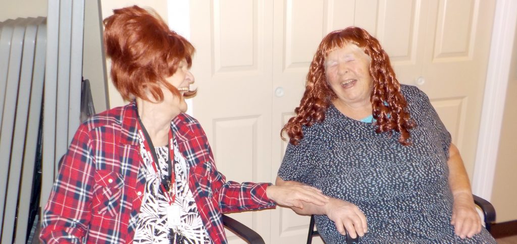 Sunshine Villa residents celebrate National Red Head Day