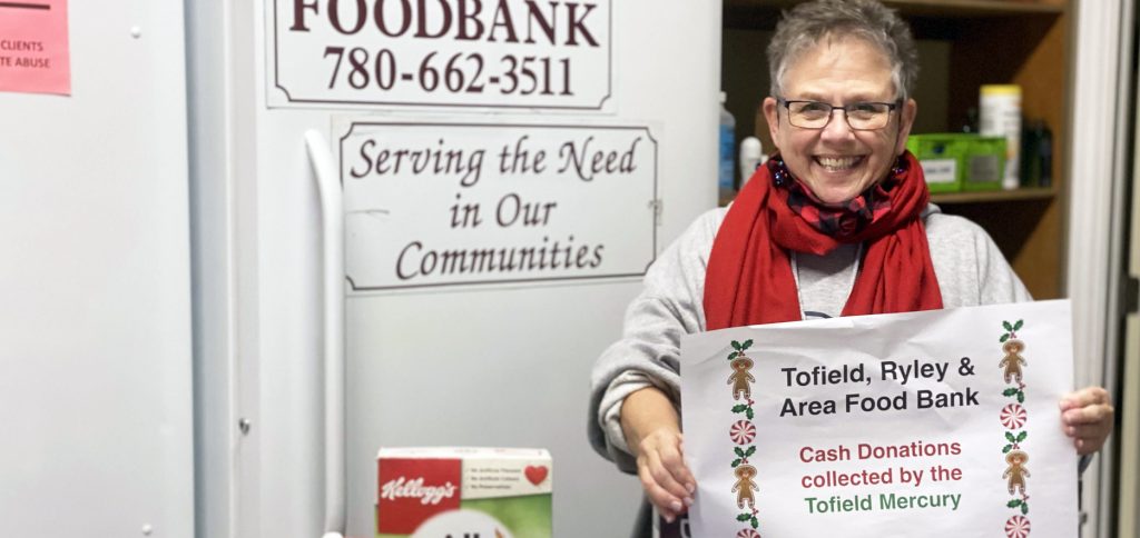 Tofield, Ryley & Area Food Bank gets more than $3k from the Mercury