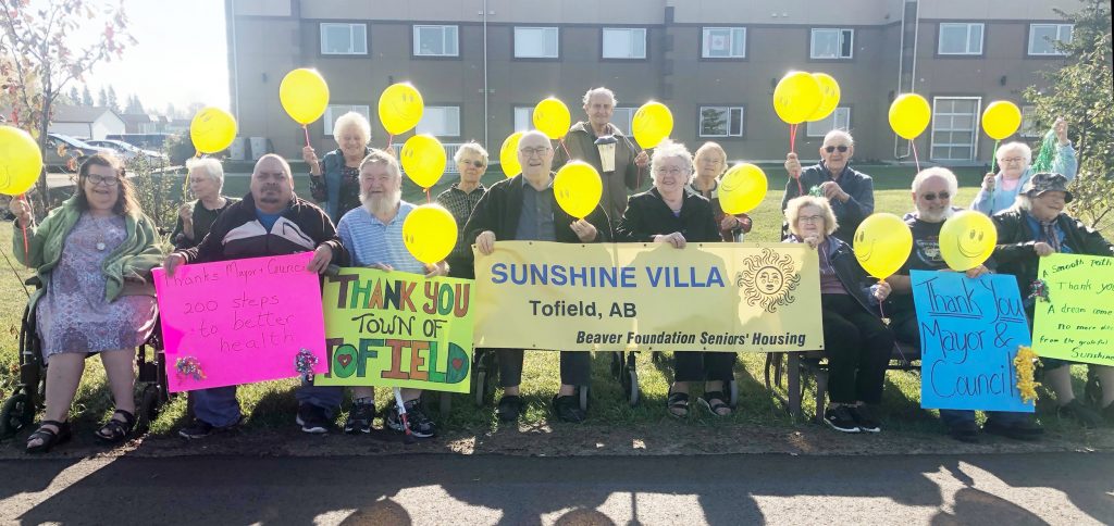 Sunshine Villa residents thank Town of Tofield