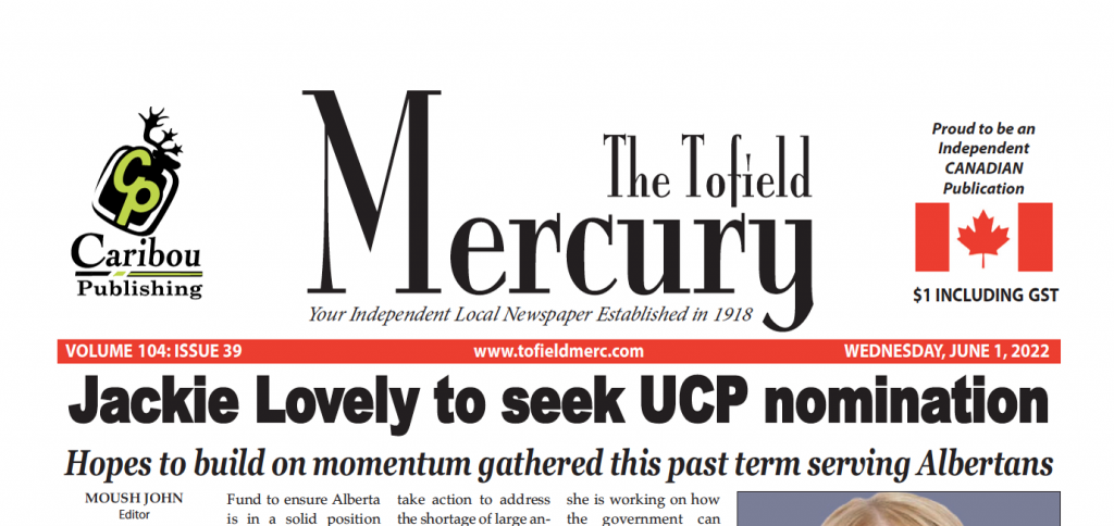 MLA Jackie Lovely to seek UCP nomination – on newsstands now!