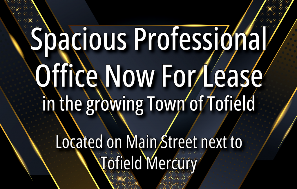Terrific Office Available in Tofield