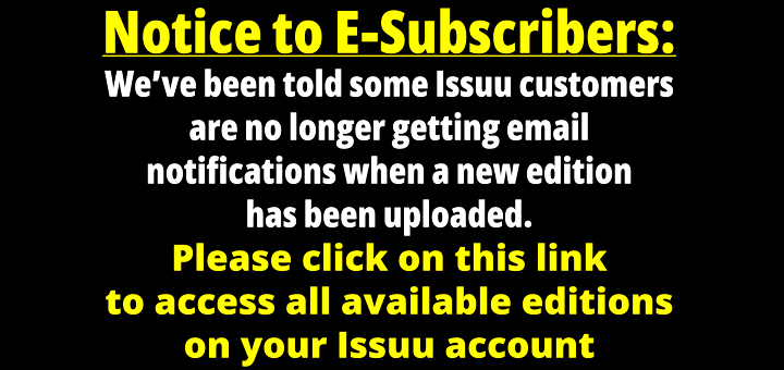 Notice to E-Subscribers: