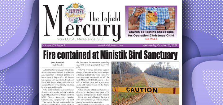 Fire contained – check out the Oct. 26 Mercury!